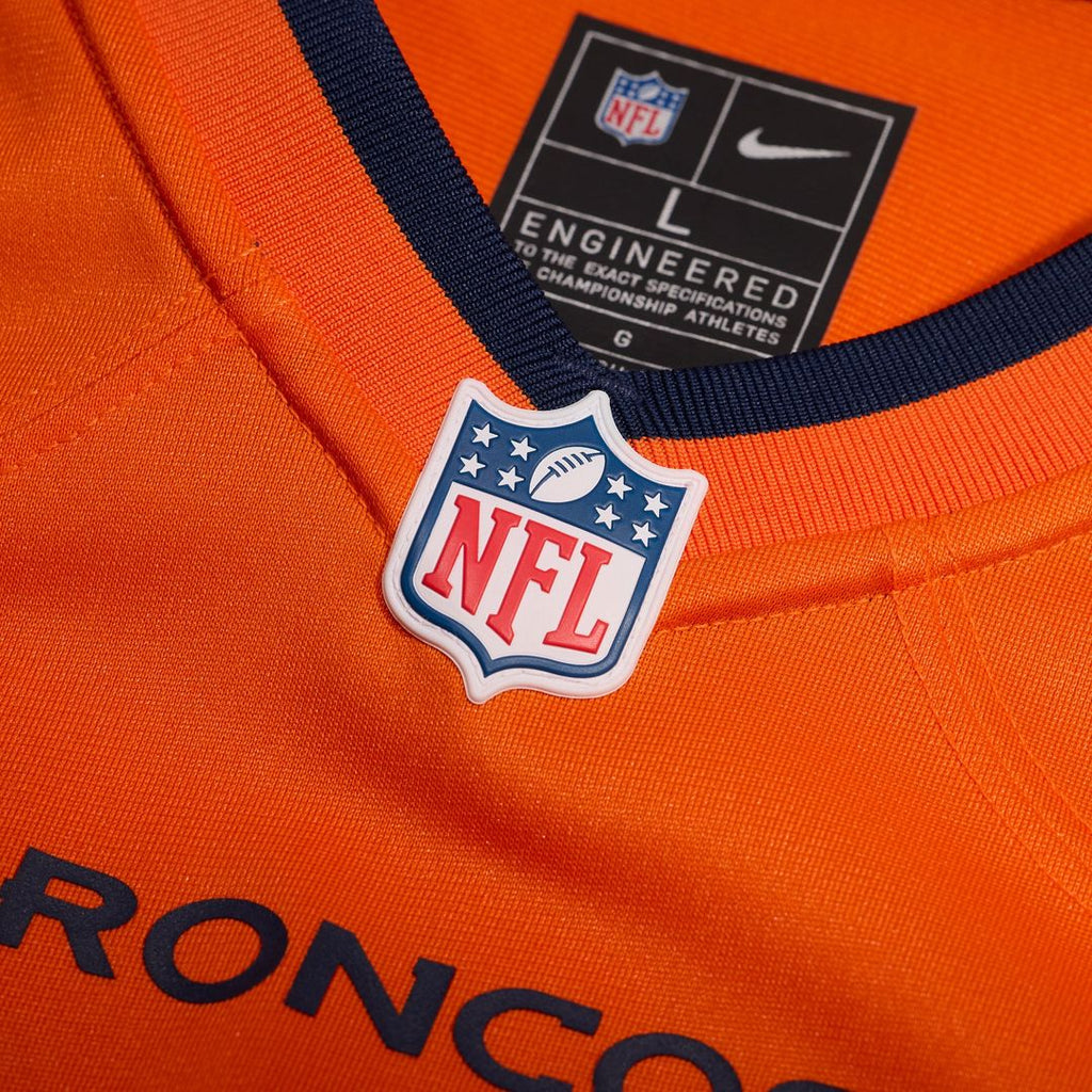 Men's Denver Broncos JL Skinner Nike Orange Team Game Jersey product image 4