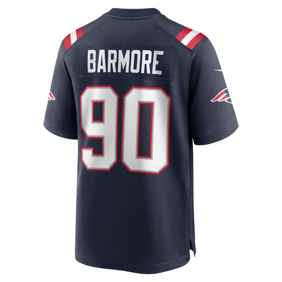 Men's New England Patriots Christian Barmore Nike Navy product image 3