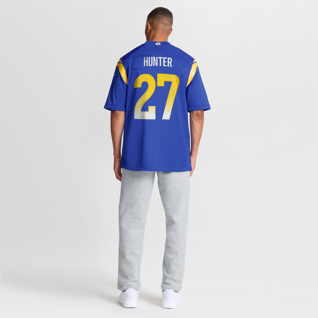 Men's Los Angeles Rams Jarquez Hunter Nike Royal Team Game product image 8