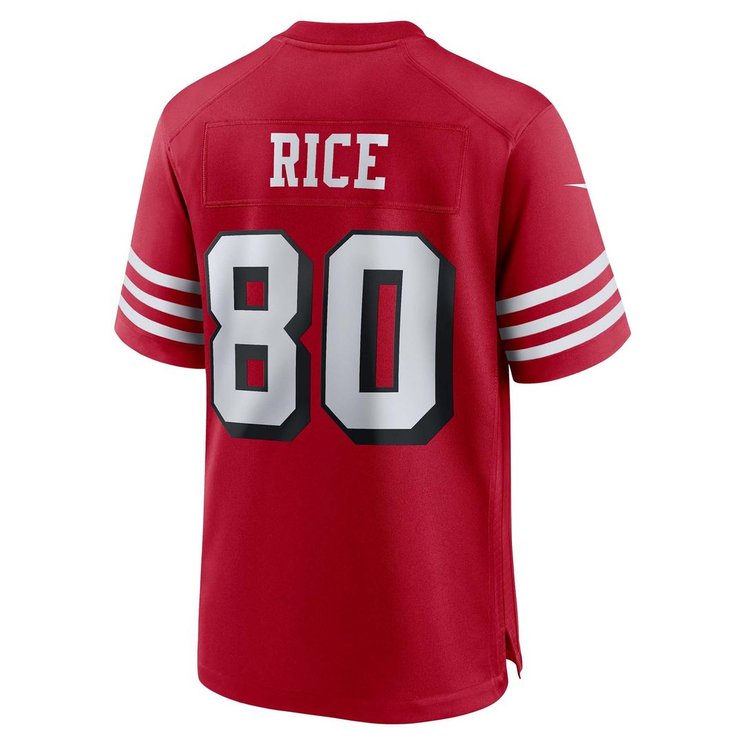 Men's San Francisco 49ers Jerry Rice Nike Scarlet Retired product image 9