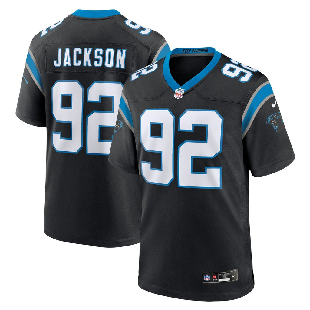 Men's Carolina Panthers Cam Jackson Nike Black Team Game product image 1