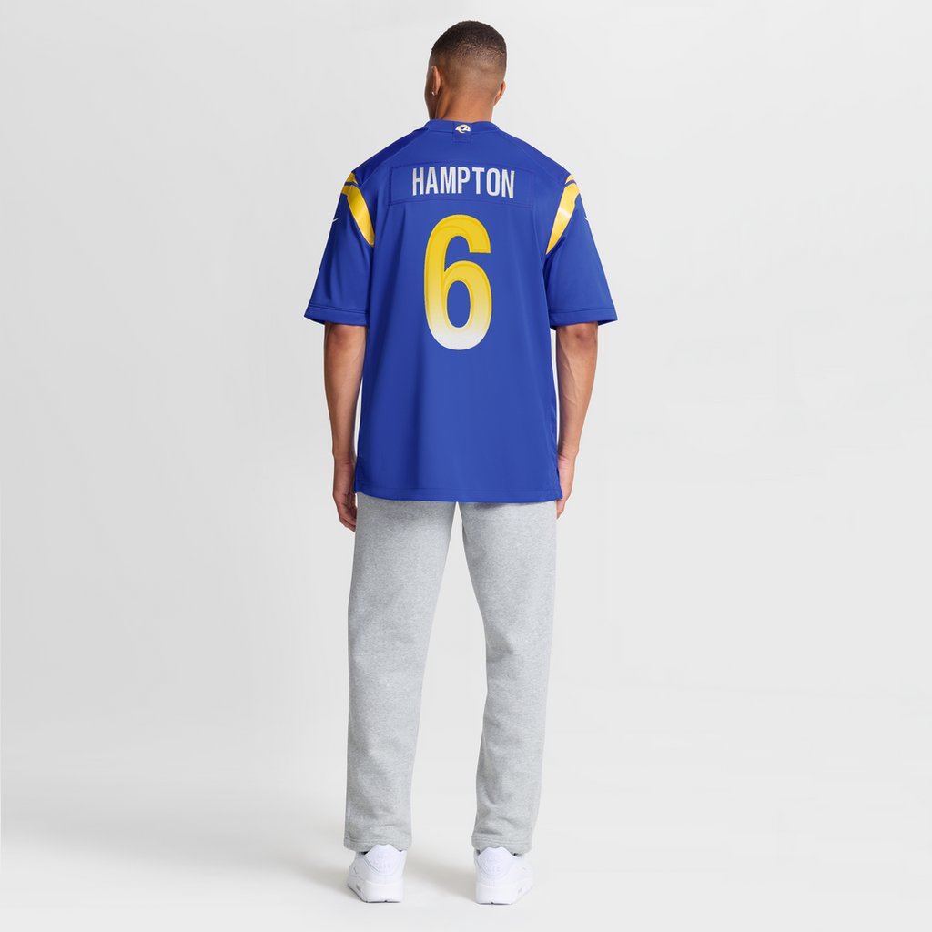 Men's Los Angeles Rams Nick Hampton Nike Royal Team Game product image 8