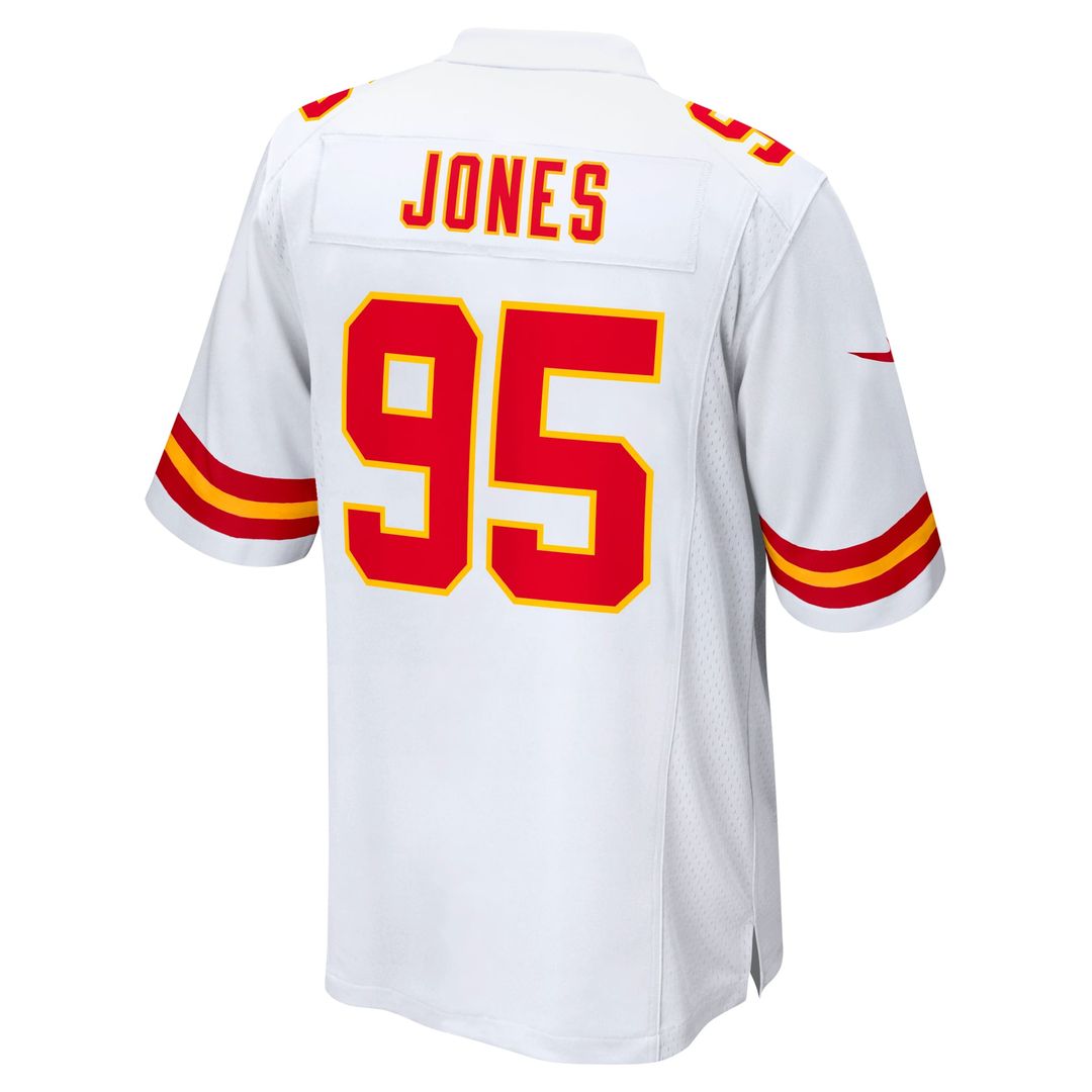 Men's Kansas City Chiefs Chris Jones Nike White Game Jersey product image 3