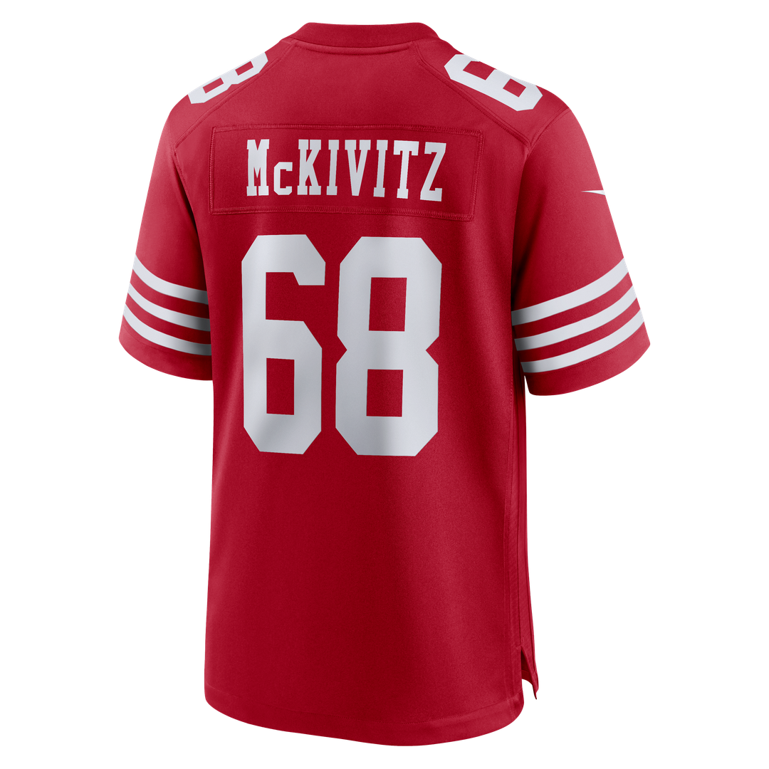 Men's San Francisco 49ers Colton McKivitz Nike Scarlet Game product image 3