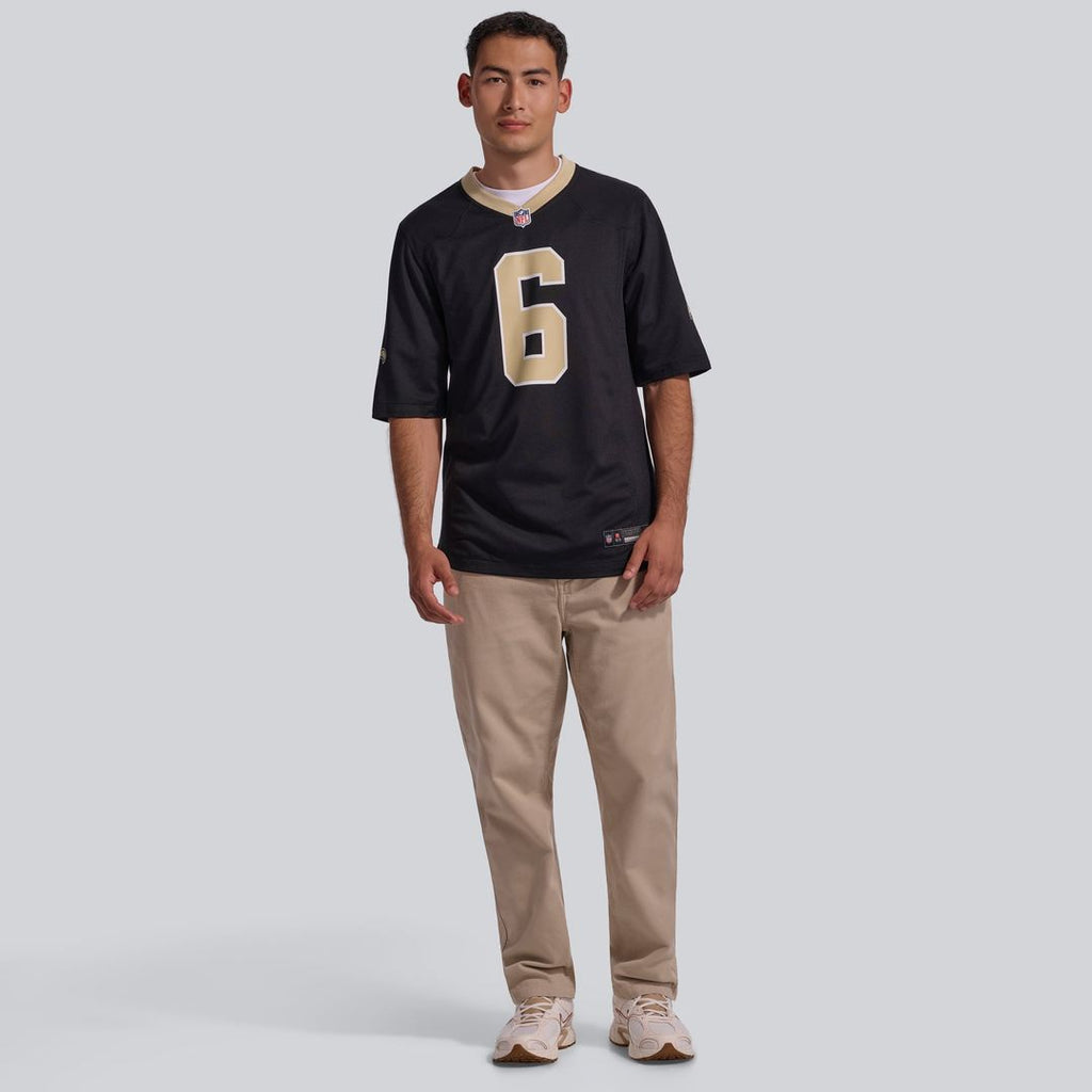 Men's New Orleans Saints Tyler Shough Nike Black Game Jersey product image 16