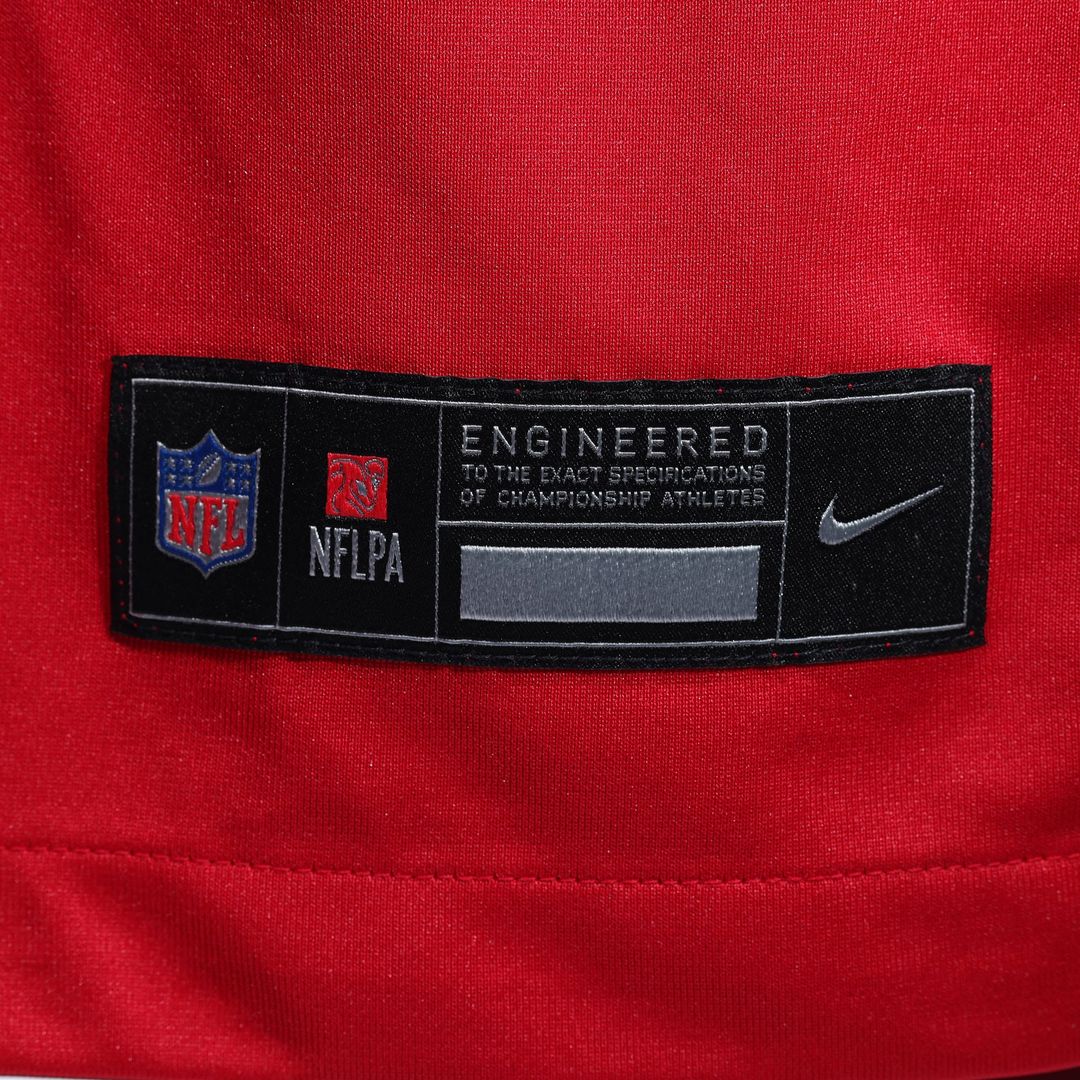 Men's San Francisco 49ers Jake Tonges Nike Scarlet Team product image 6
