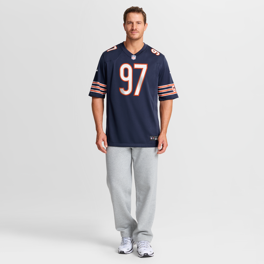 Men's Chicago Bears James Lynch Nike Navy Team Game Jersey product image 4