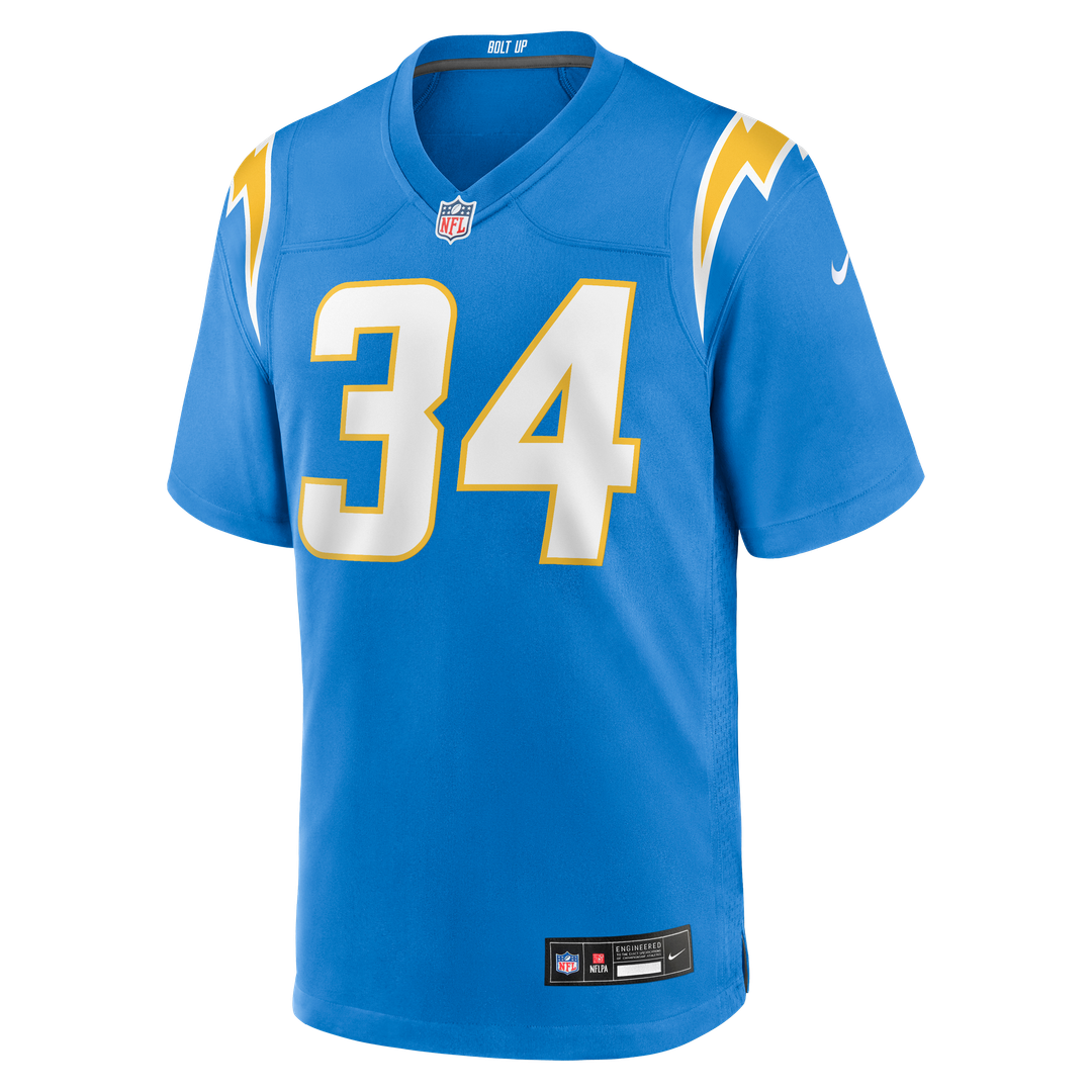 Men's Los Angeles Chargers Keaton Mitchell Nike Powder Blue product image 2