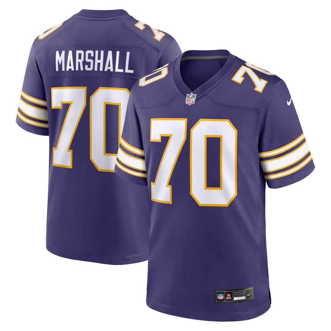 Men's Minnesota Vikings Jim Marshall Nike Purple Retired product image 1