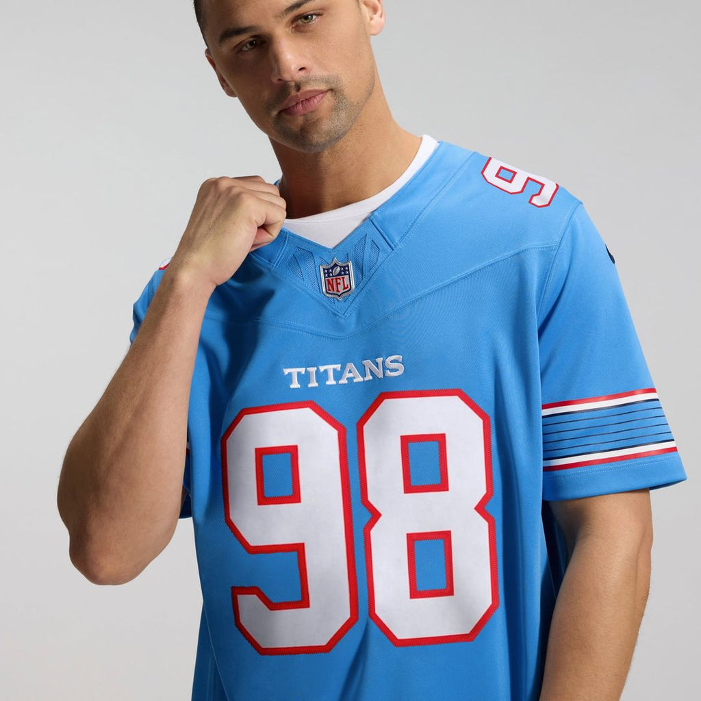 Men's Tennessee Titans Jeffery Simmons Nike Light Blue Team product image 9