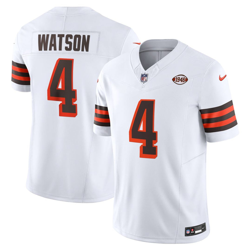 Men's Cleveland Browns Deshaun Watson Nike White Vapor product image 4