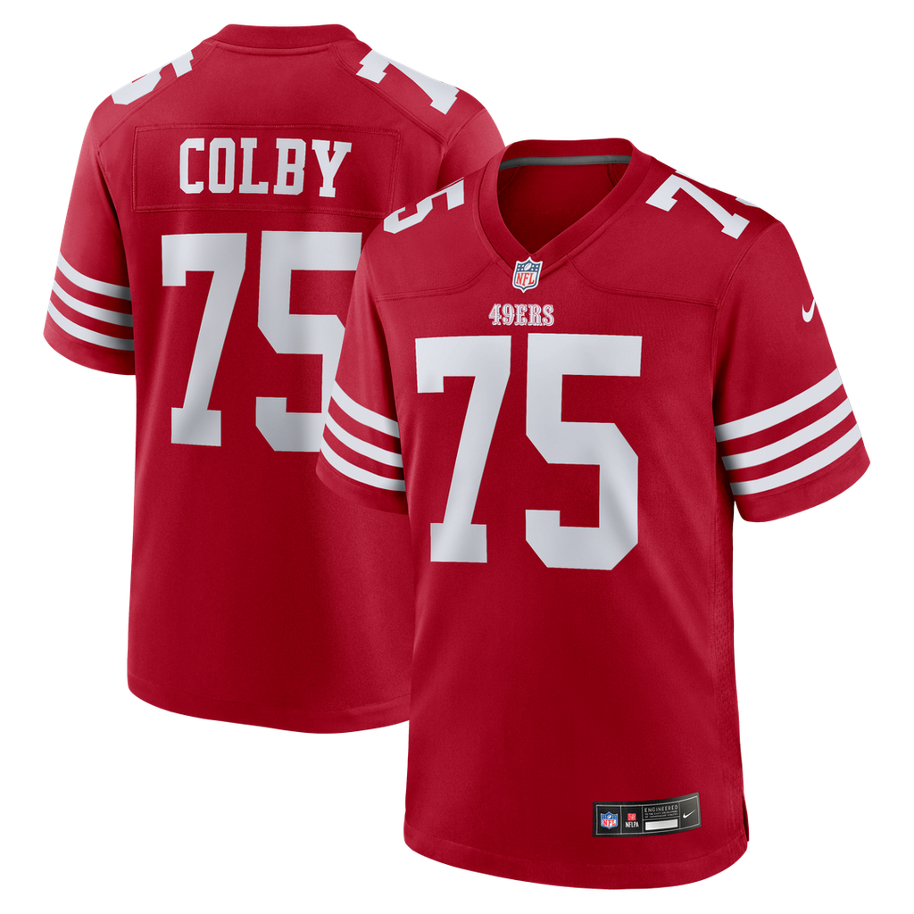 Men's San Francisco 49ers Connor Colby Nike Scarlet Team product image 1
