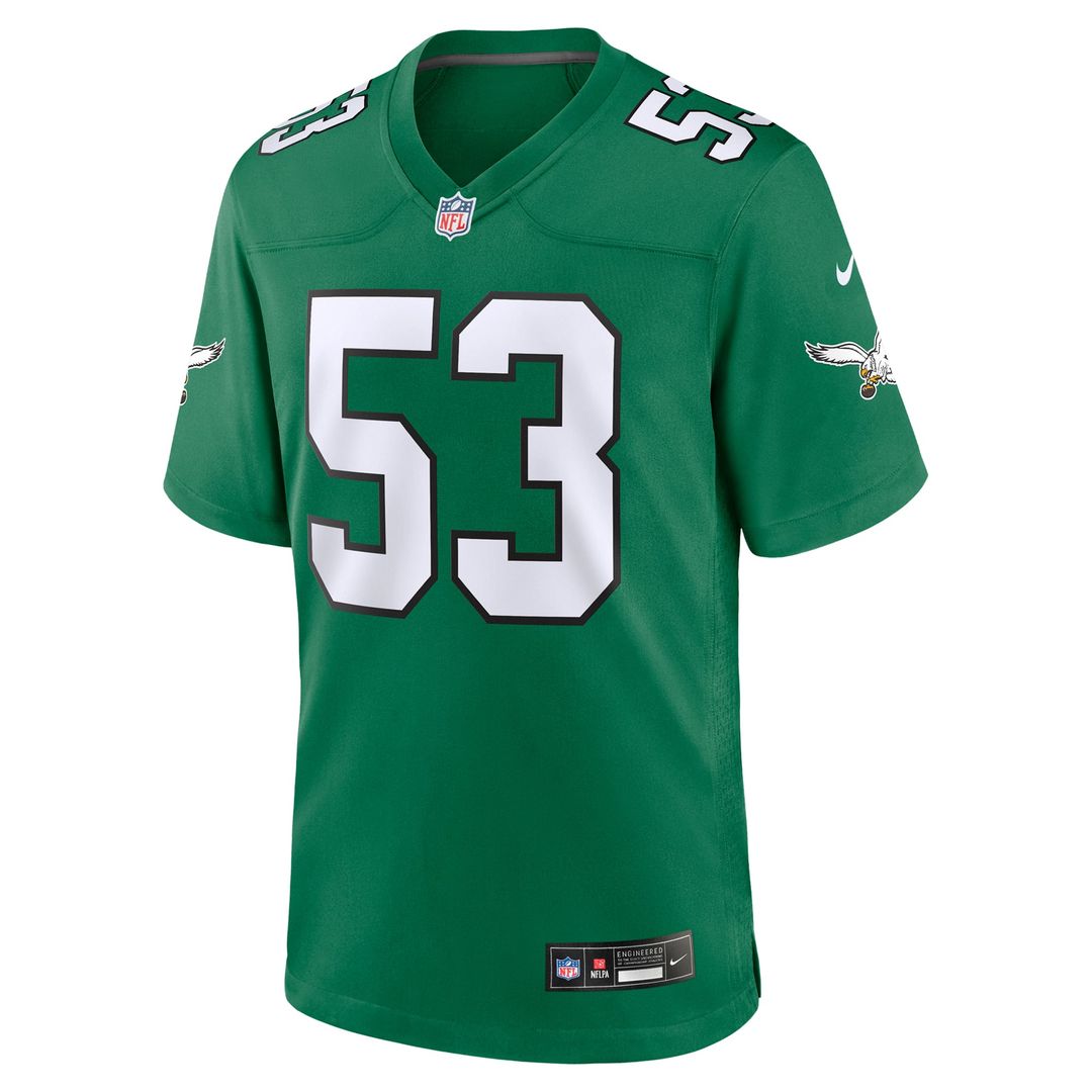 Men's Philadelphia Eagles Zack Baun Nike Kelly Green product image 2
