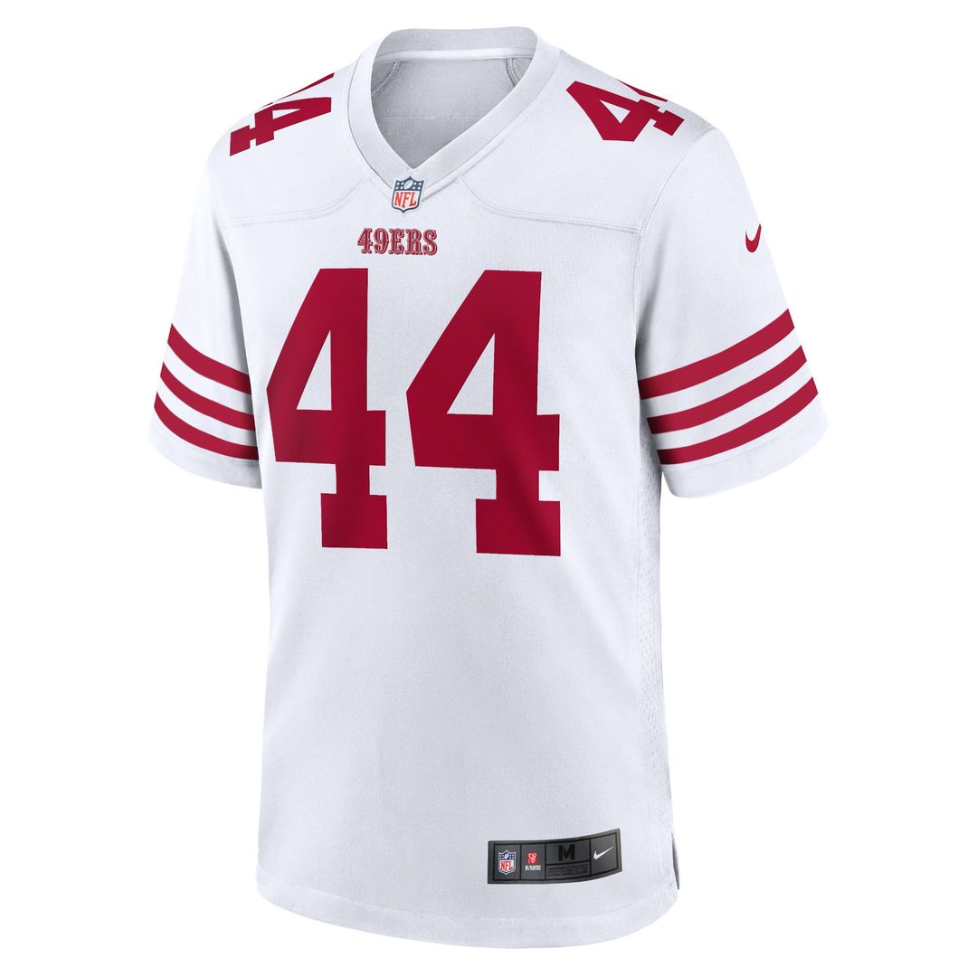 Men's San Francisco 49ers Kyle Juszczyk Nike White Player product image 2