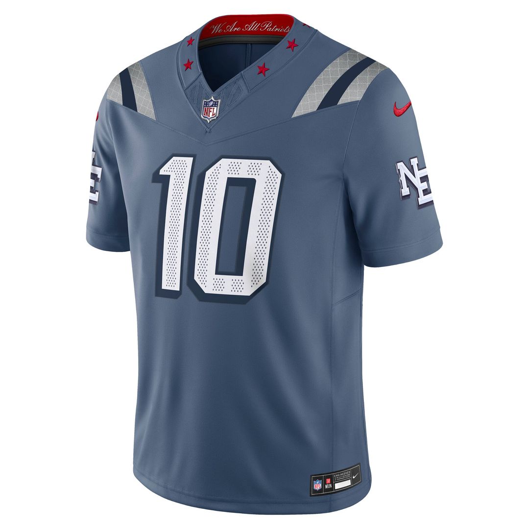 Men's New England Patriots Drake Maye Nike Blue Rivalries product image 2