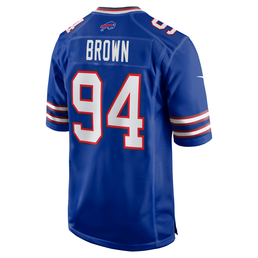 Men's Buffalo Bills Andrew Brown Nike Royal Game Jersey product image 3