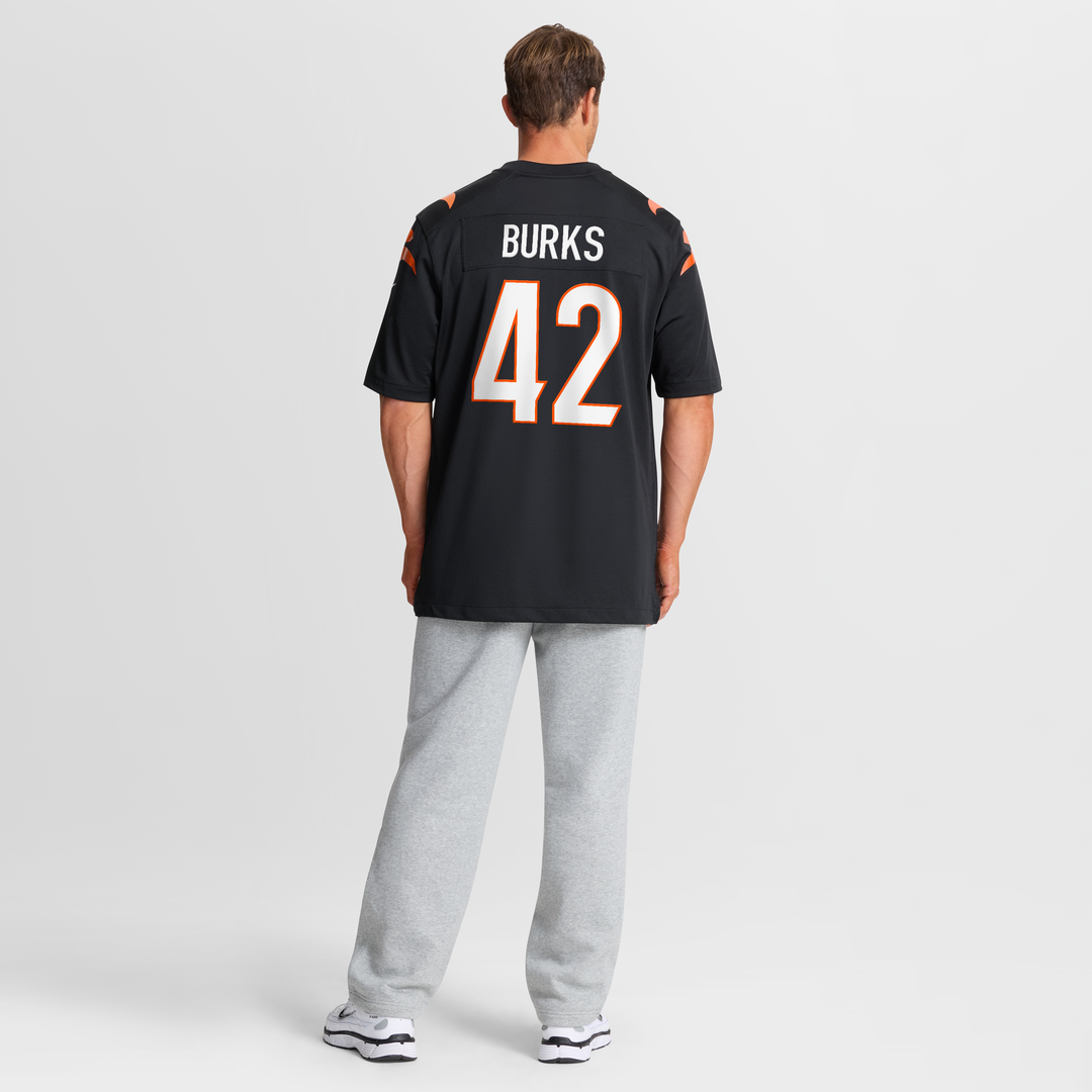 Men's Cincinnati Bengals Oren Burks Nike Black Team Game product image 8