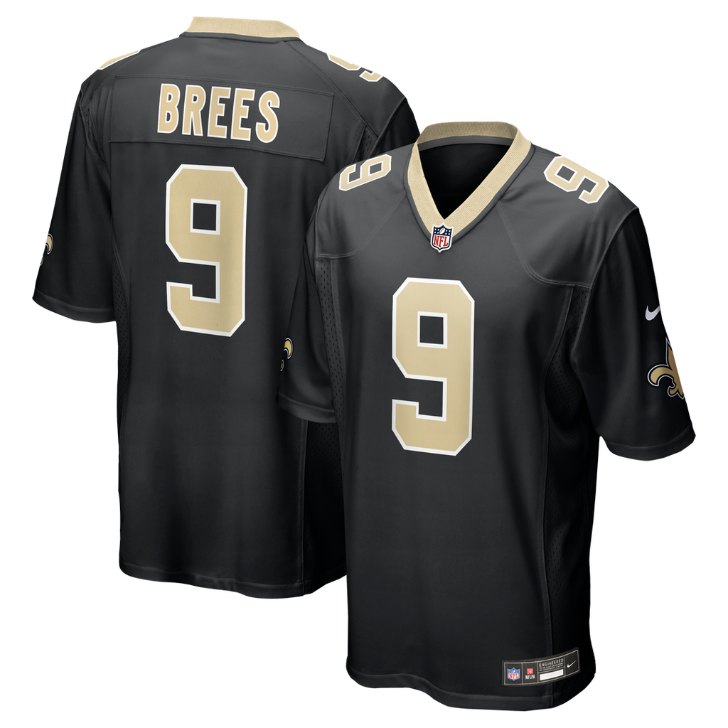 Men's New Orleans Saints Drew Brees Nike White Game Jersey product image 11