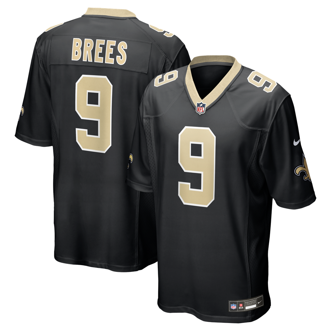 Men's New Orleans Saints Drew Brees Nike White Game Jersey product image 11