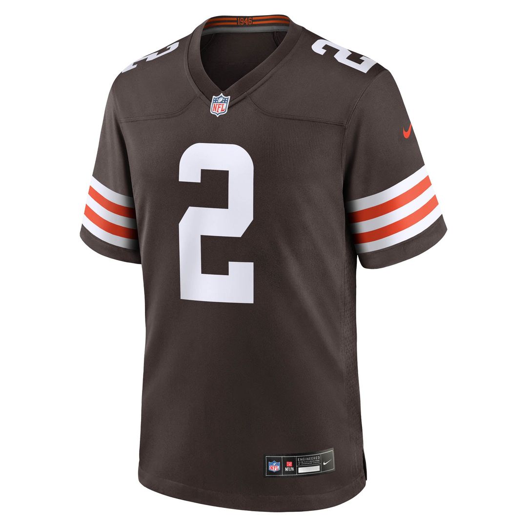 Men's Cleveland Browns Shedeur Sanders Nike Brown Game product image 2
