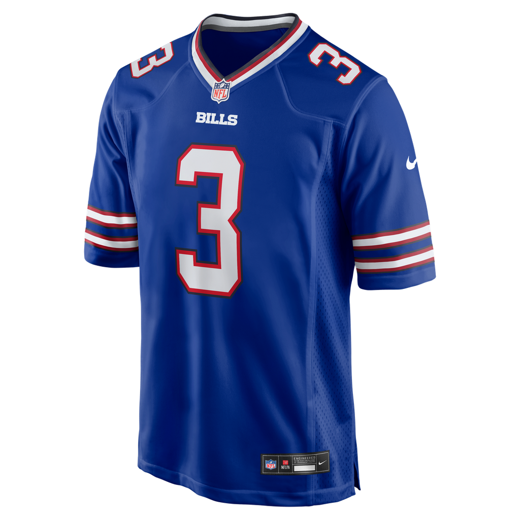 Men's Buffalo Bills Damar Hamlin Nike White Game Jersey product image 8