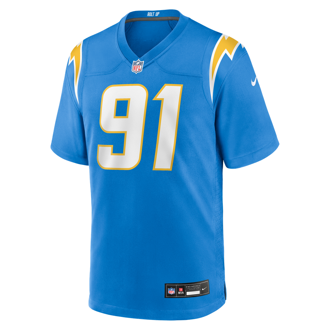 Men's Los Angeles Chargers Nick Barrett Nike Powder Blue product image 4