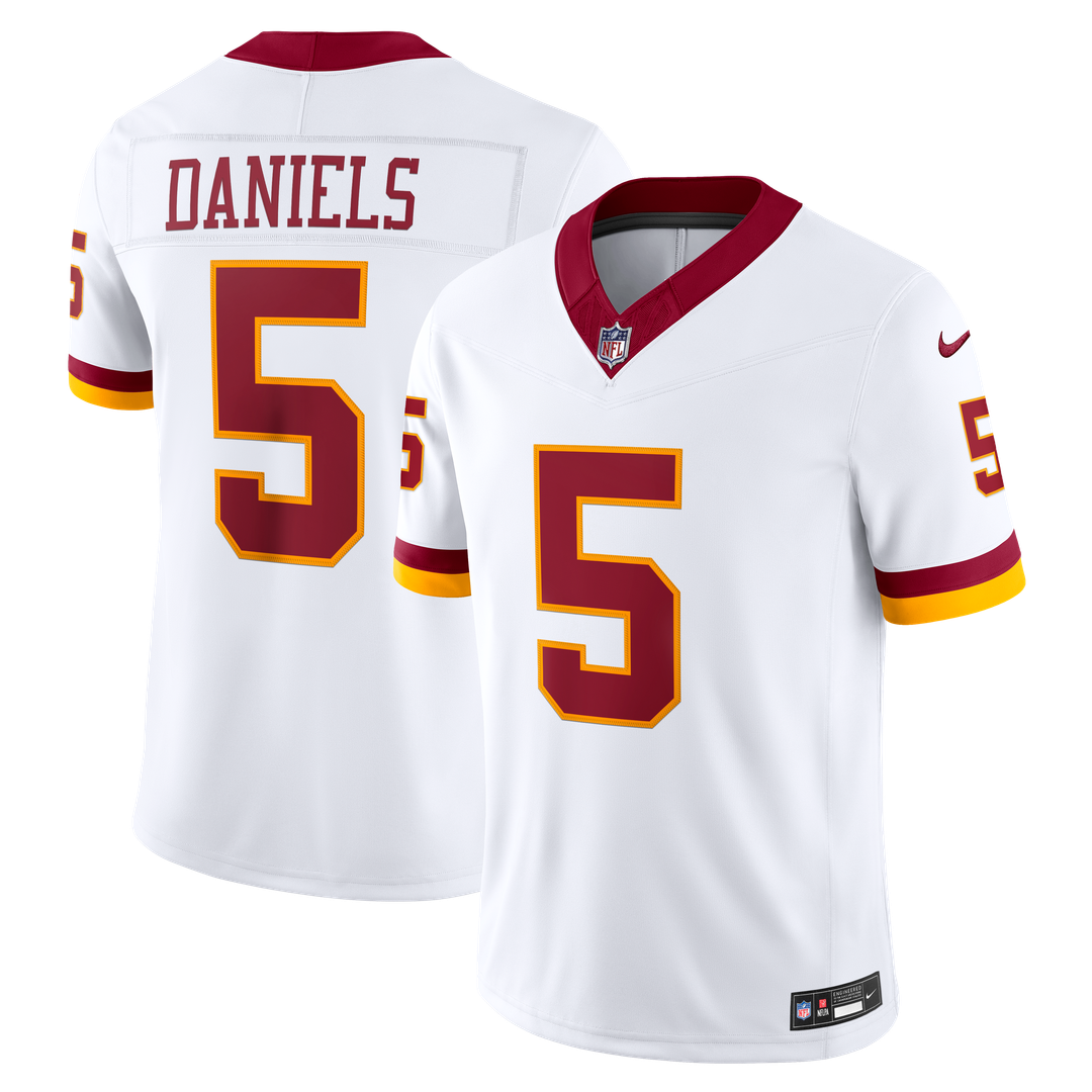 Men's Washington Commanders Jayden Daniels Nike White Vapor product image 14