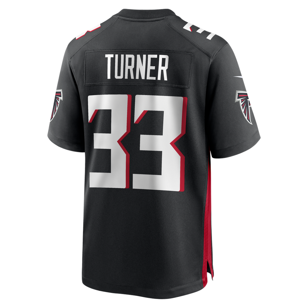 Men's Atlanta Falcons Michael Turner Nike Black Game product image 3