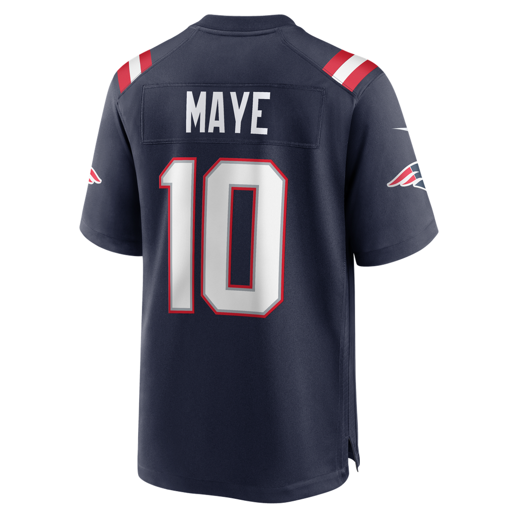 Men's New England Patriots Drake Maye Nike Navy Player Game product image 7