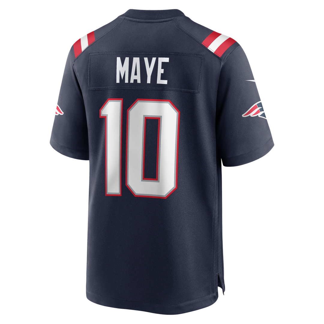Men's New England Patriots Drake Maye Nike Navy Player Game product image 7