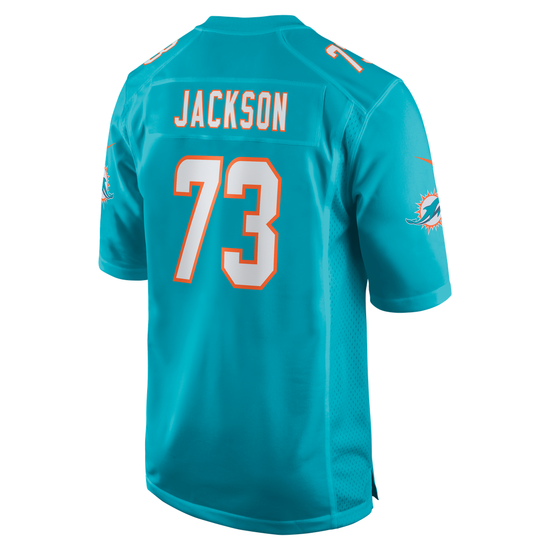 Men's Miami Dolphins Austin Jackson Nike Aqua Game Jersey product image 3