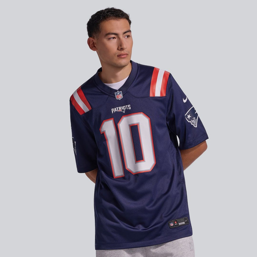 Men's New England Patriots Drake Maye Nike Navy Player Game product image 16