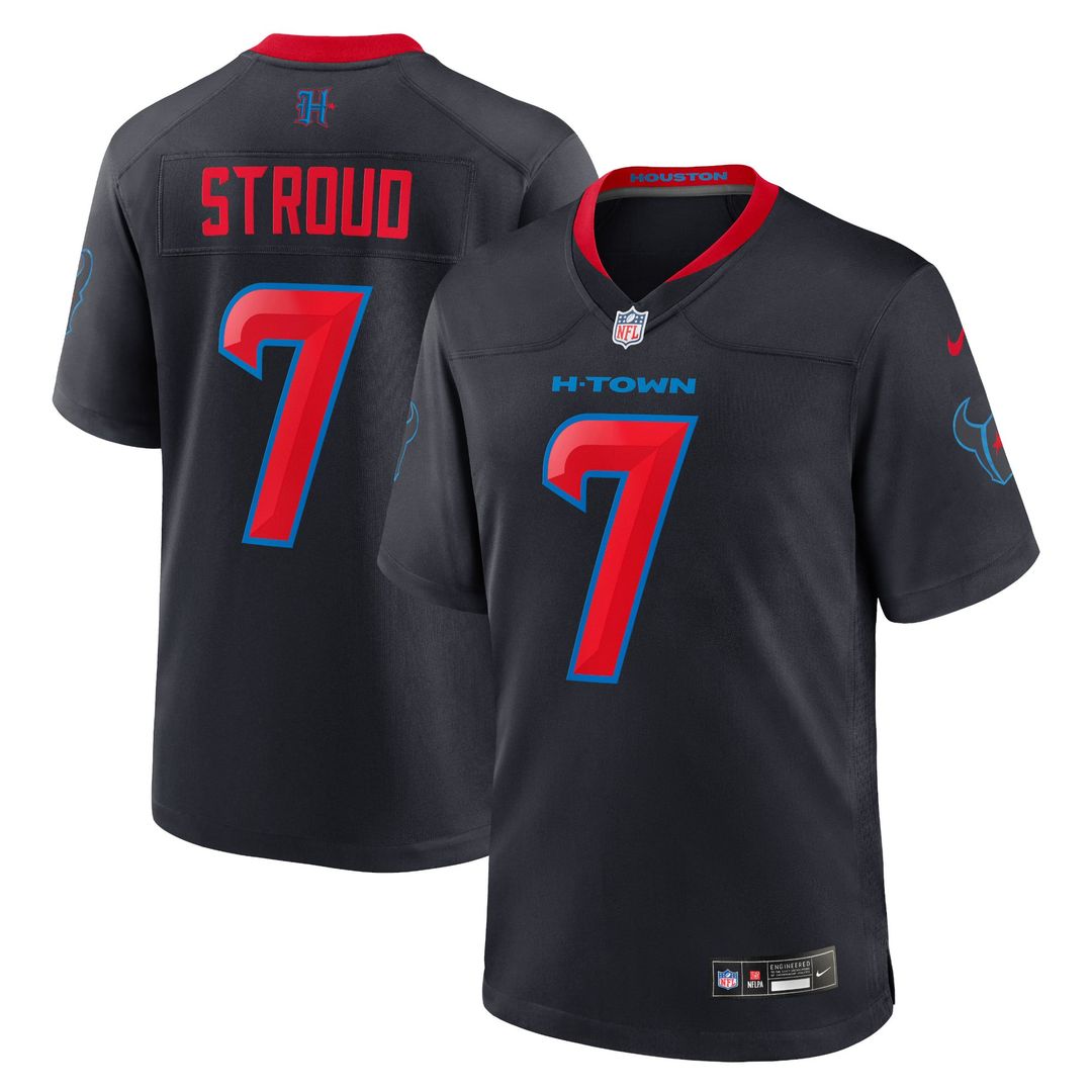 Men's Houston Texans C.J. Stroud Nike Navy 2nd Alternate product image 1