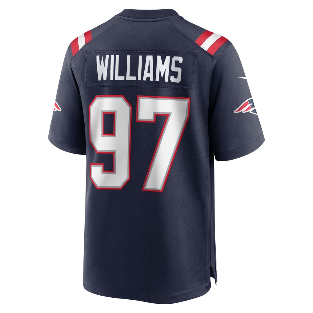 Men's New England Patriots Milton Williams Nike Navy Game product image 3