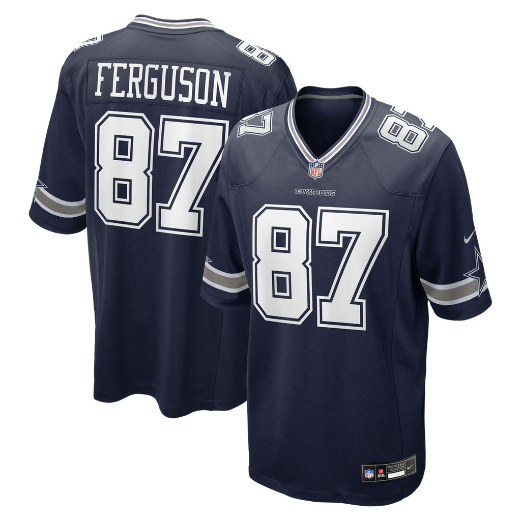 Men's Dallas Cowboys Jake Ferguson Nike Navy Team Game product image 1