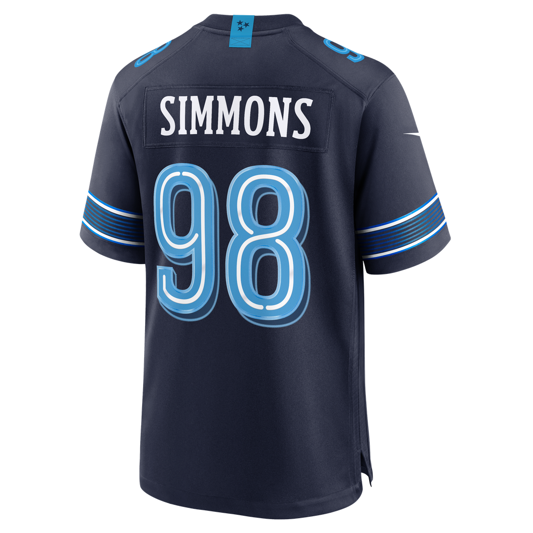 Men's Tennessee Titans Jeffery Simmons Nike Navy 2026 product image 3