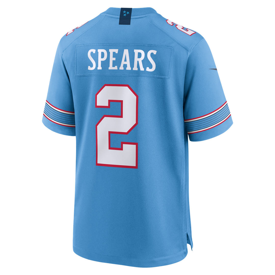 Men's Tennessee Titans Tyjae Spears Nike Light Blue Game product image 3