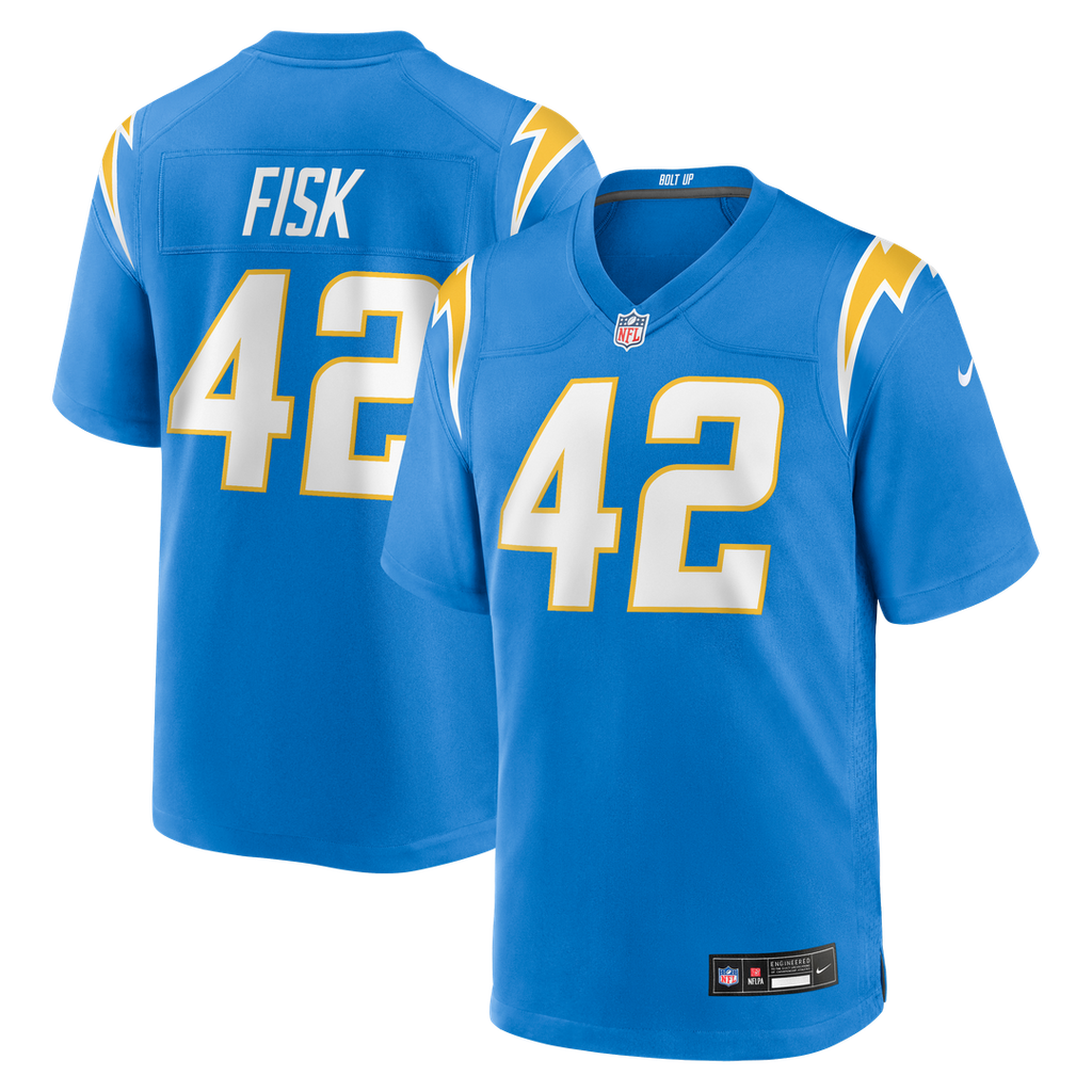 Men's Los Angeles Chargers Tucker Fisk Nike Powder Blue product image 1
