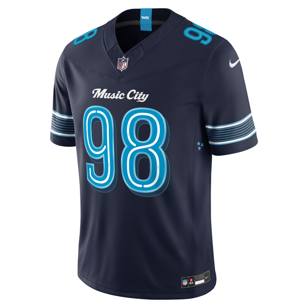 Men's Tennessee Titans Jeffery Simmons Nike Navy 2026 product image 4