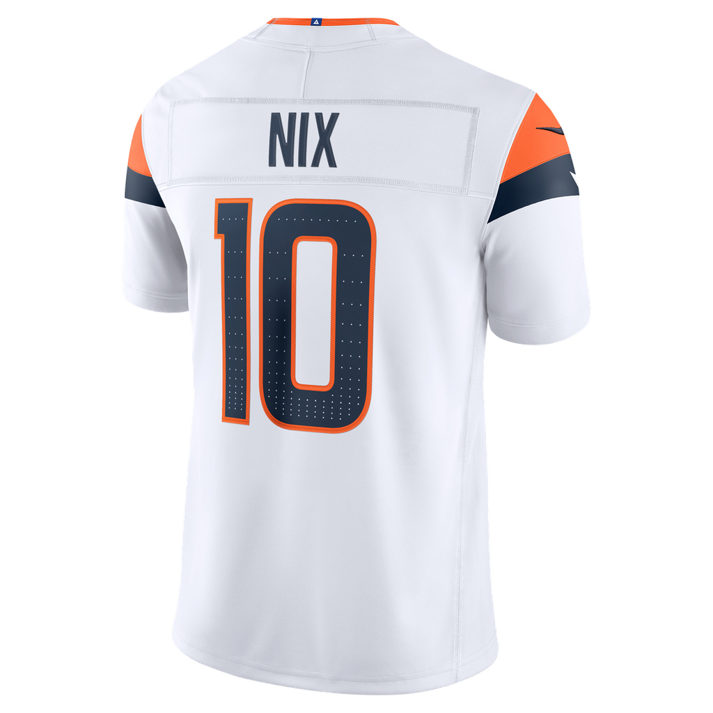 Men's Denver Broncos Bo Nix Nike White Vapor F.U.S.E. product image 6
