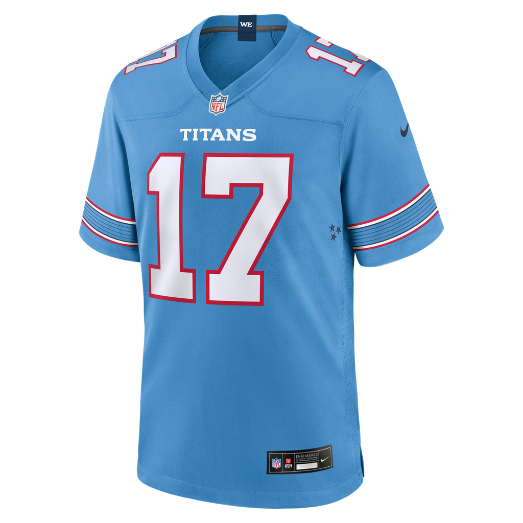 Men's Tennessee Titans Chimere Dike Nike White Game Jersey product image 14