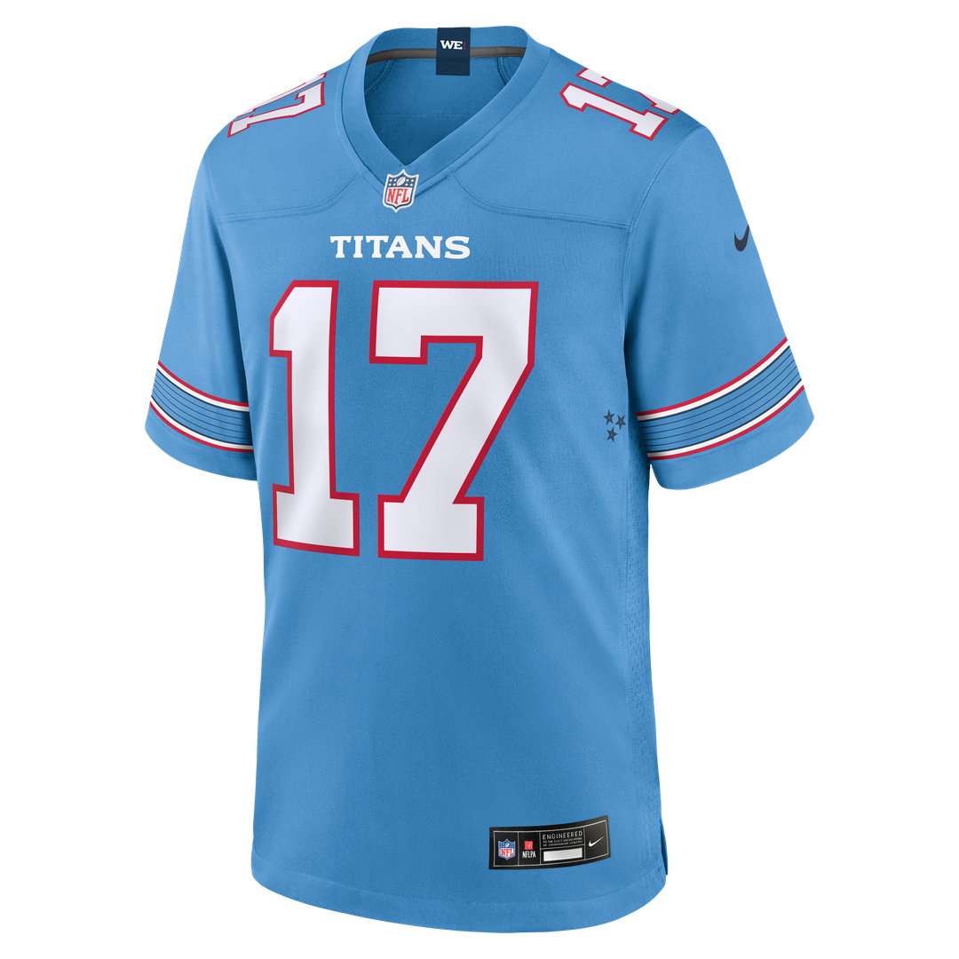 Men's Tennessee Titans Chimere Dike Nike White Game Jersey product image 14