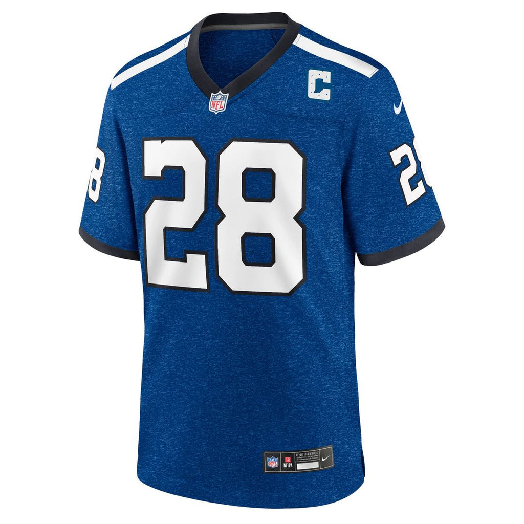 Men's Indianapolis Colts Jonathan Taylor Nike Royal Indiana product image 2