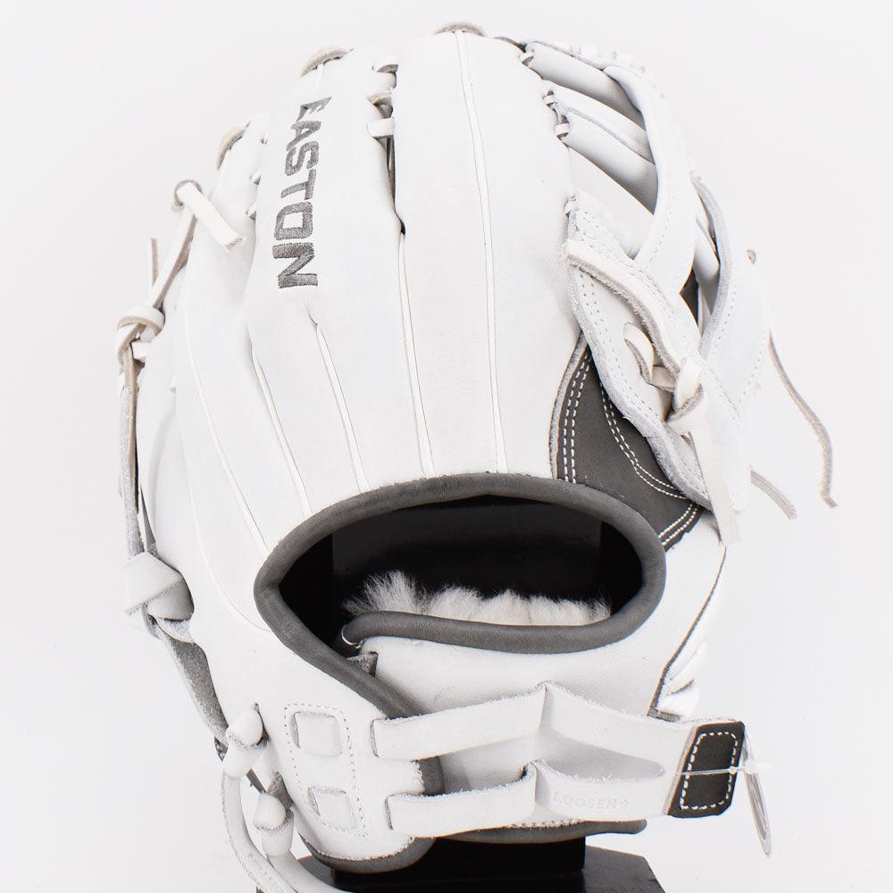 Easton Small Batch No. 59 Slowpitch Fielding Glove Gray/White product image 3, provided for visual reference and product