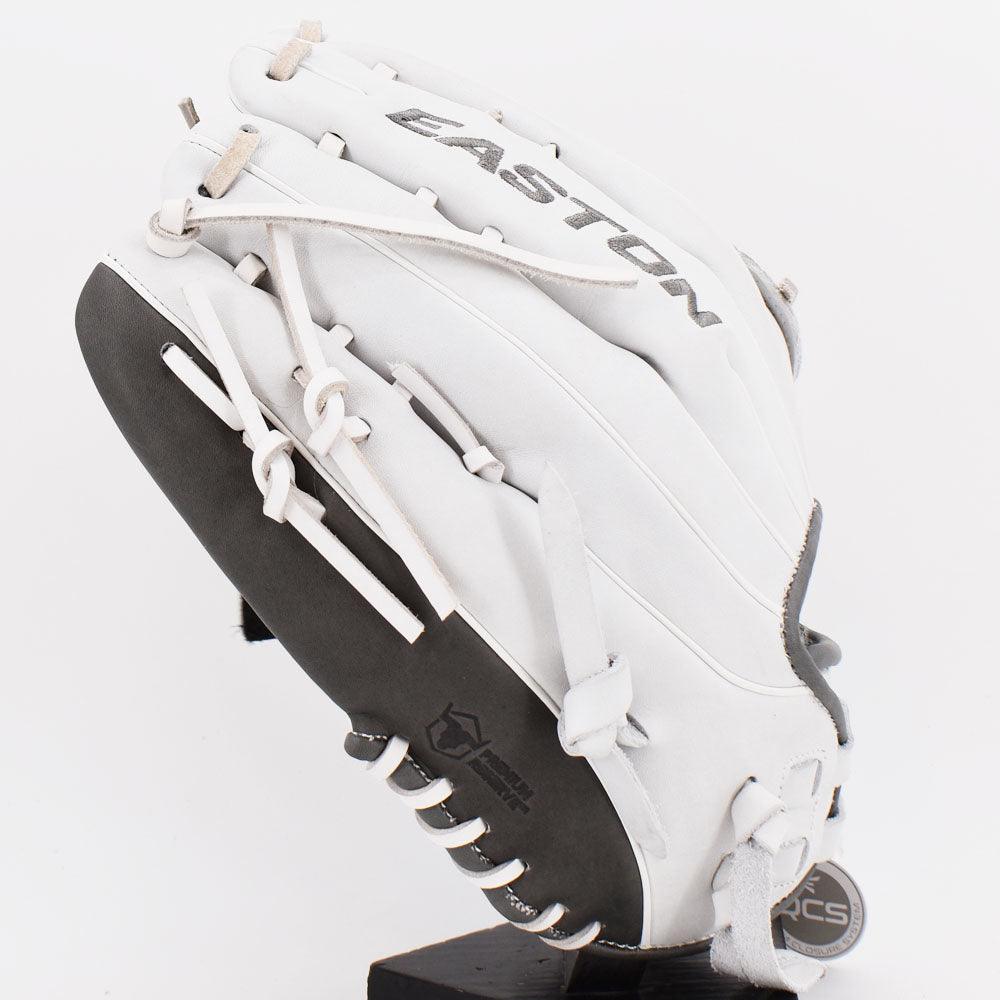 Easton Small Batch No. 59 Slowpitch Fielding Glove Gray/White product image 2, provided for visual reference and product
