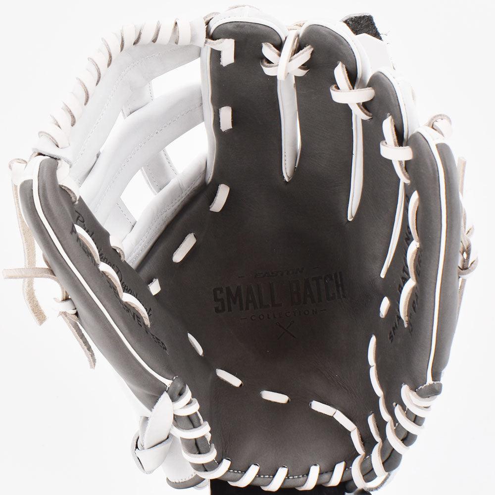Easton Small Batch No. 59 Slowpitch Fielding Glove Gray/White product image 4, provided for visual reference and product
