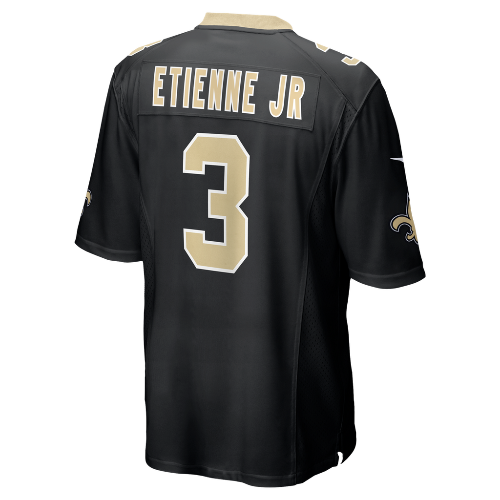 Men's New Orleans Saints Travis Etienne Jr Nike Black Game product image 4