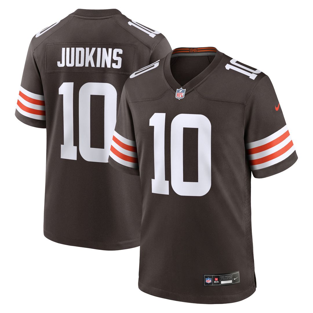 Men's Cleveland Browns Quinshon Judkins Nike Brown 2025 NFL product image 1