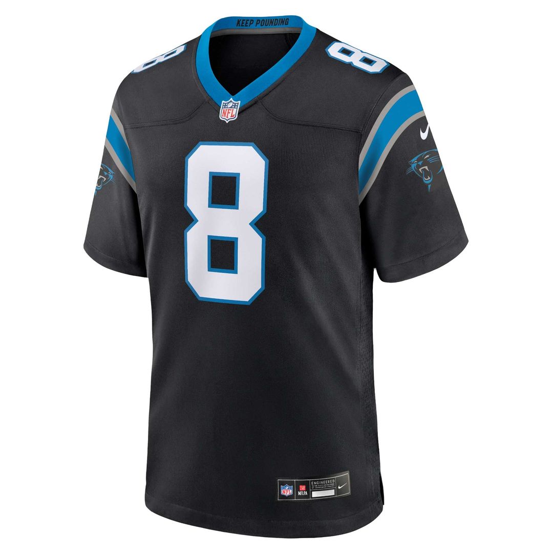 Men's Carolina Panthers Jaycee Horn Nike Black Game Jersey product image 2