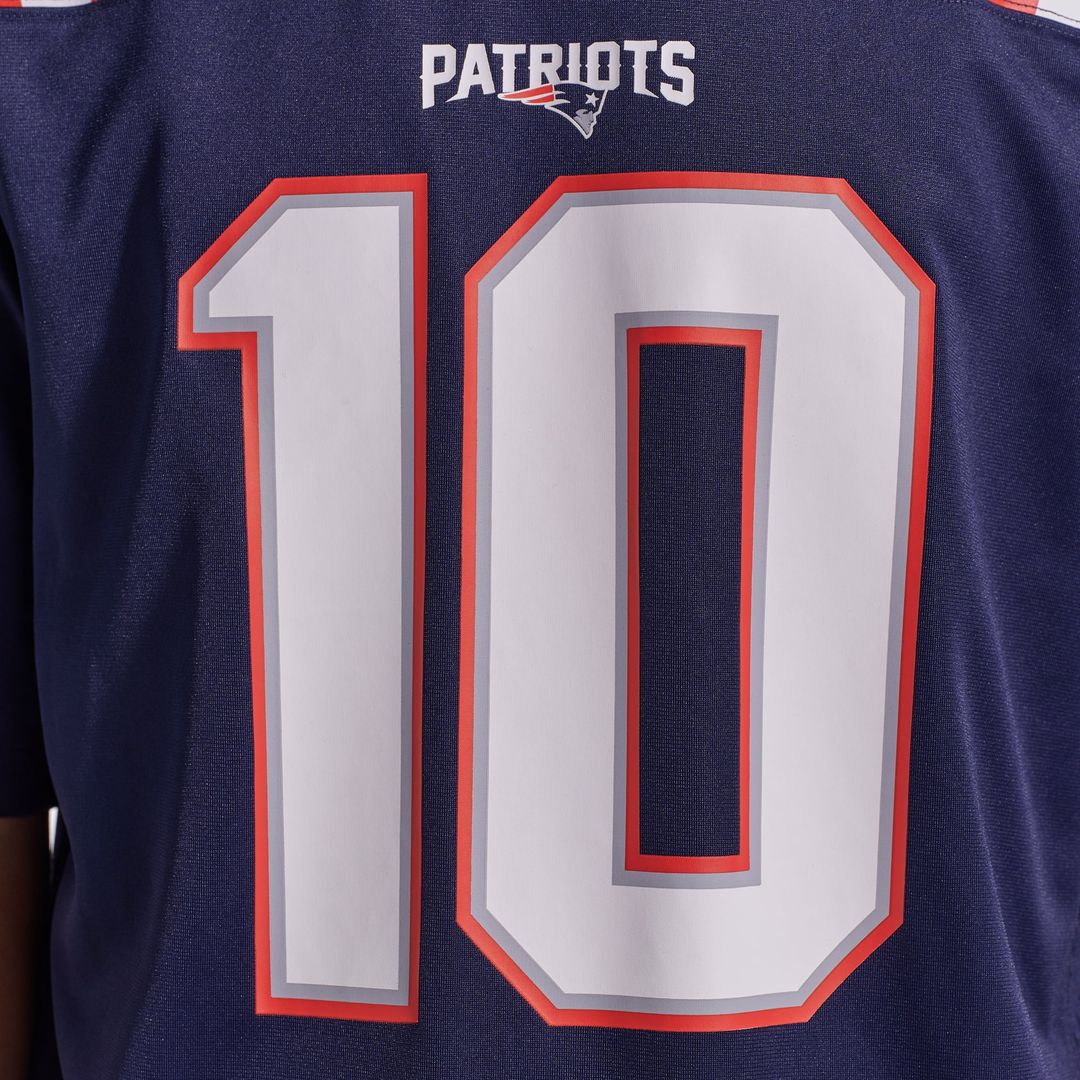 Men's New England Patriots Drake Maye Nike Navy Player Game product image 25